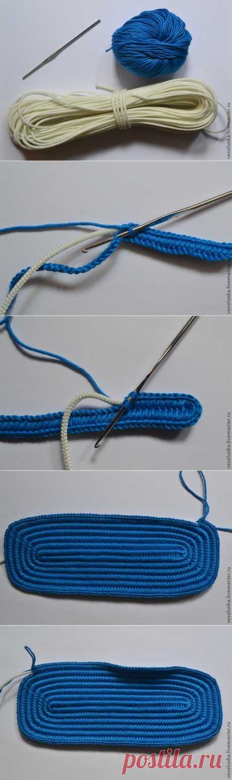 Вяжем дно для сумки - Ярмарка Мастеров - ручная работа, handmade