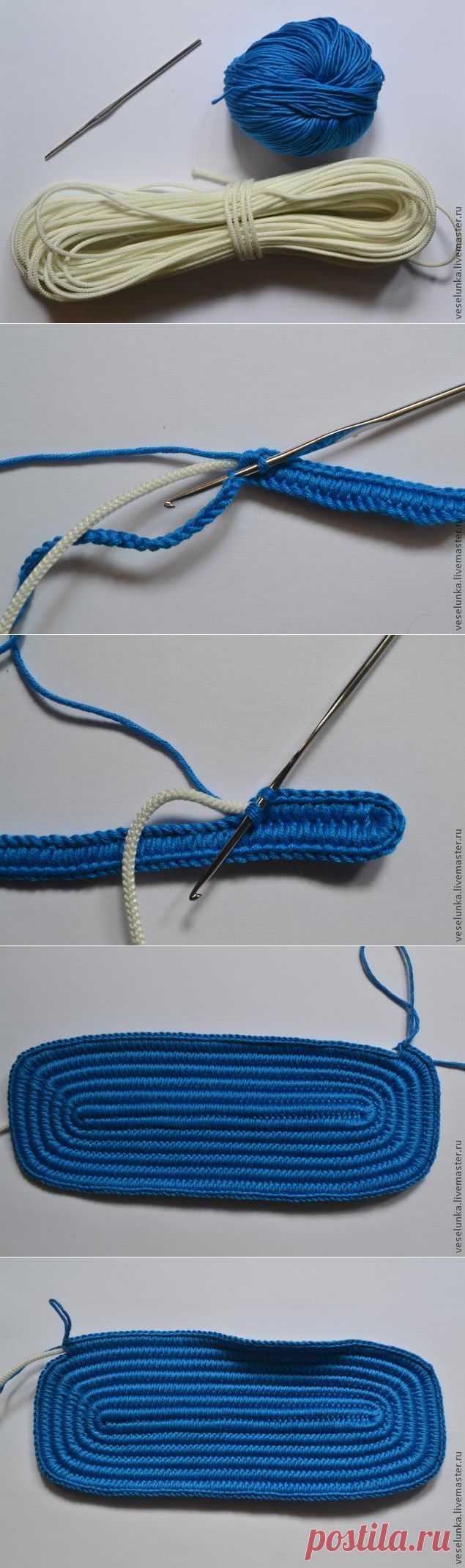 Вяжем дно для сумки - Ярмарка Мастеров - ручная работа, handmade