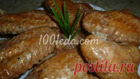 Диетические крылышки со сметаной - Горячие блюда от 1001 ЕДА вкусные рецепты с фото!
