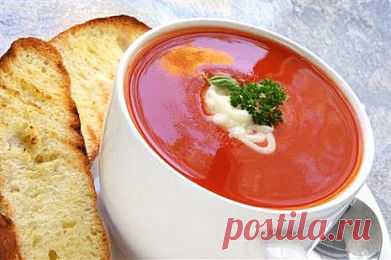 Итальянский томатный суп с хлебом | БУДЕТ ВКУСНО!