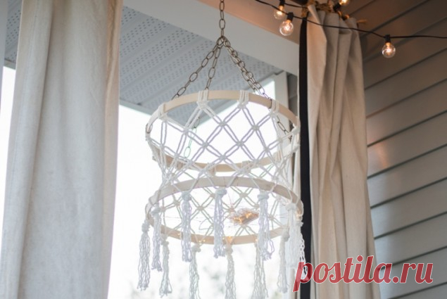 Как сделать белую люстру своими руками - 5 мастер-классов