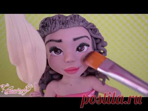 moana vaiana cake topper fondant tutorial oceania pasta di zucchero torta