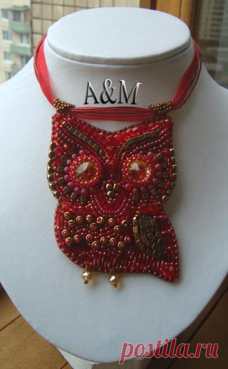 Совушка | biser.info - всё о бисере и бисерном творчестве