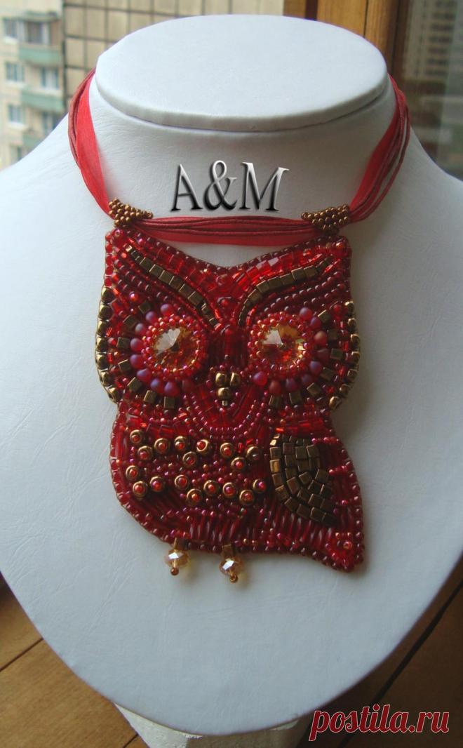 Совушка | biser.info - всё о бисере и бисерном творчестве