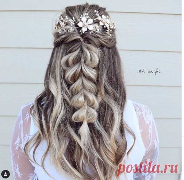 Модные свадебные прически - самые красивые прически на свадьбу из Instagram - 49 фото - Новости моды