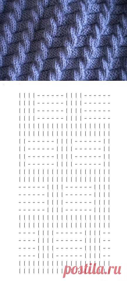 Узор для спиц.