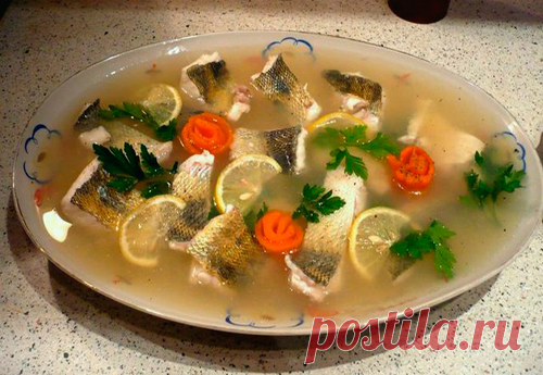 Заливная рыба - лучшие рецепты - Как приготовить вкусную заливную