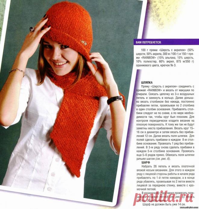 Игривая вязаная шапочка 1