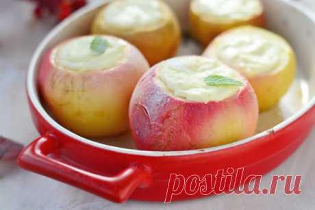 Самый популярный осенний десерт - Печеные яблоки с творогом Вкусно и полезно!