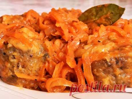 Рыба, тушеная в томате с овощами - на вкусный ужин