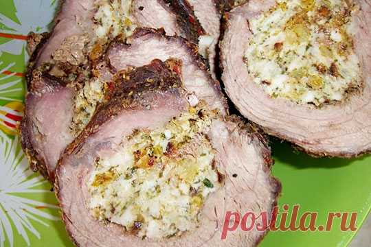 Фаршированный мясной рулет | Стряпуха
