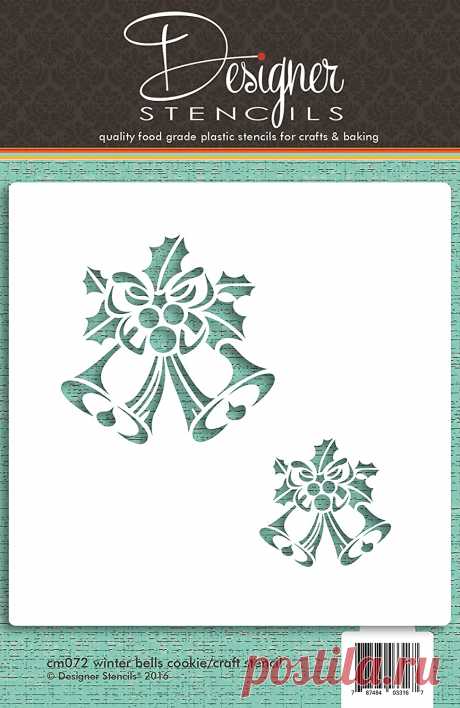 Amazon.com: Invierno campanas Cookie y Craft plantilla CM072 por plantillas: Kitchen & Dining