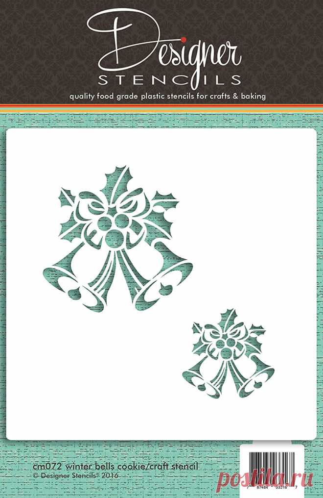 Amazon.com: Invierno campanas Cookie y Craft plantilla CM072 por plantillas: Kitchen & Dining