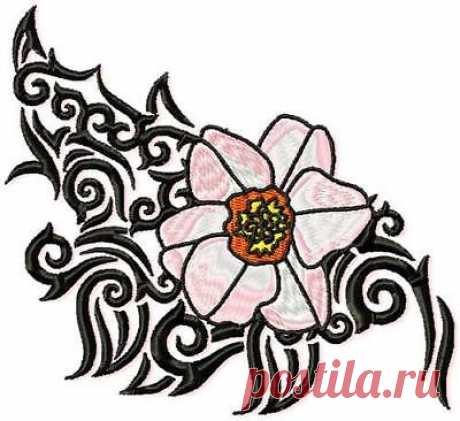 TATTOO FLOWERS 10 MACHINE EMBROIDERY DESIGNS CD 3 SIZES | eBay