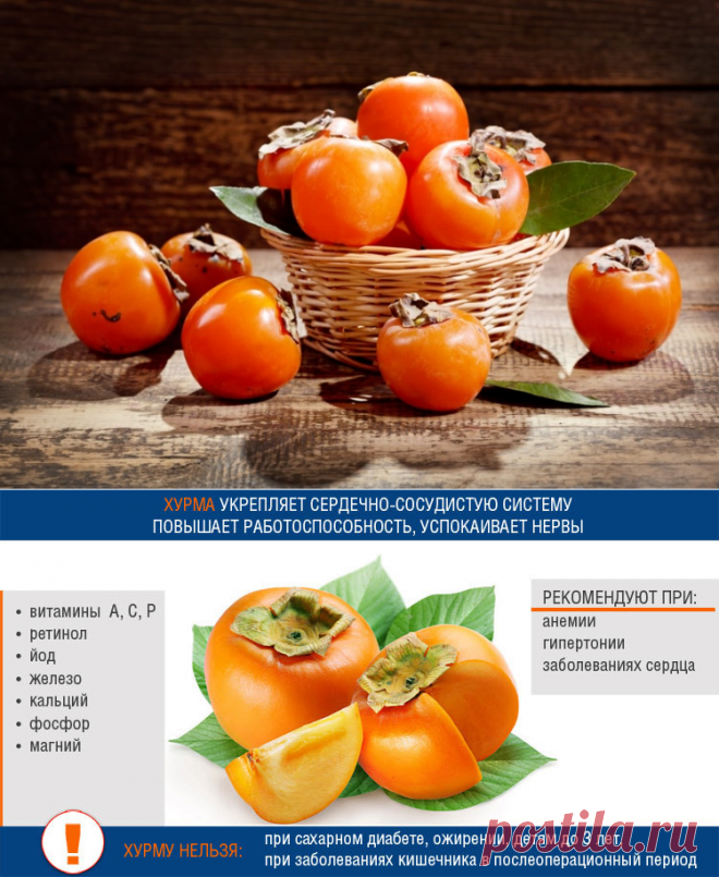 ЧТО ЛЕЧИТ ХУРМА 🍊