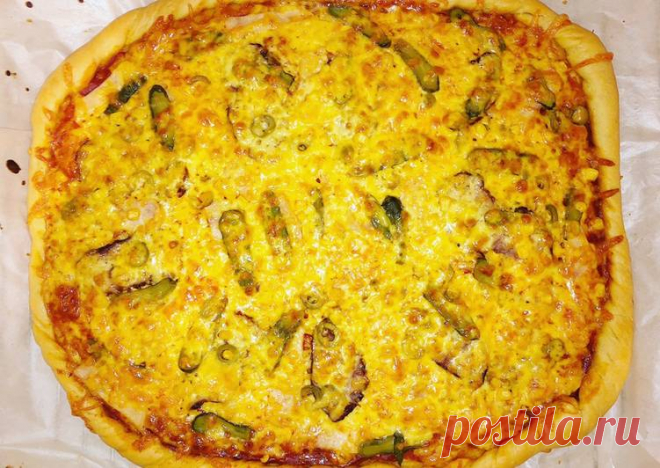 Семейная пицца - пошаговый рецепт с фото. Автор рецепта Мария Мельник . - Cookpad
