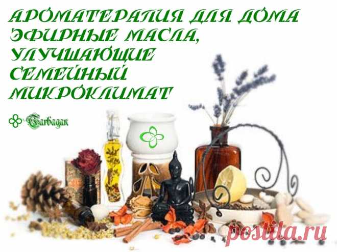 Ароматерапия для дома — эфирные масла, улучшающие семейный микроклимат.  Эфирные масла в доме используют для ароматизации помещений, профилактики и дезинфекции, борьбы с насекомыми, очищения воздуха, устранения неприятных запахов, для создания особого настроения и праздничной атмосферы. Но сфера влияния удивительных ароматов намного шире — они изменяют эмоции, психологическое состояние, способствуют раскрепощению и повышению самооценки или, наоборот, успокаивают и настраивают на размышления.