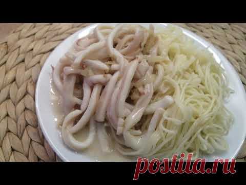 ВКУСНЕЙШИЕ КАЛЬМАРЫ в СЛИВОЧНОМ соусе БЕЛКОВАЯ пп еда РЕЦЕПТ с КБЖУ