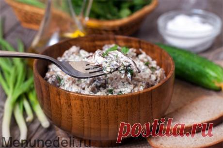 Рецепт Вешенки в сметане / Меню недели