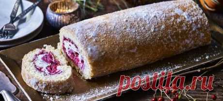 Швейцарский рулет с малиной - Пошаговый рецепт с фото своими руками Как приготовить Швейцарский рулет с малиной.Простой пошаговый рецепт приготовления в домашних условиях с фото.