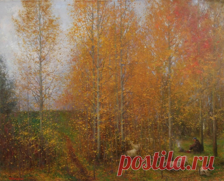 Художник Владимир Коркодым (р. 1940)

«Осинник. Козы», 2003 г.