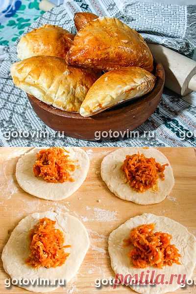 Пирожки с морковью и орехами. Фото-рецепт / Готовим.РУ