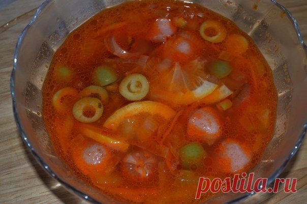 Обычный, но невероятно вкусный рецепт! Проще простого! Сытный Суп-солянка