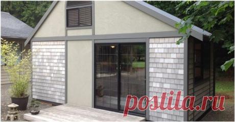 Площадь этой избушки всего 18 м², но только взгляни, что там внутри... ~