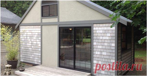 Площадь этой избушки всего 18 м², но только взгляни, что там внутри... ~