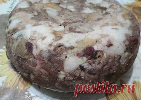 Мясо свиных голов прессованное (по - домашнему) - пошаговый рецепт с фото. Автор рецепта Светлана Р . - Cookpad
