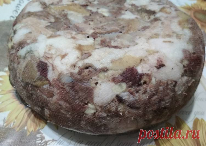 Мясо свиных голов прессованное (по - домашнему) - пошаговый рецепт с фото. Автор рецепта Светлана Р . - Cookpad