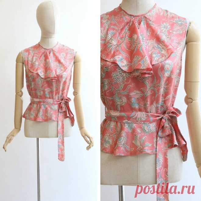 5 очаровательных блузок из 1930-х, которые актуальны и сегодня — BurdaStyle.ru