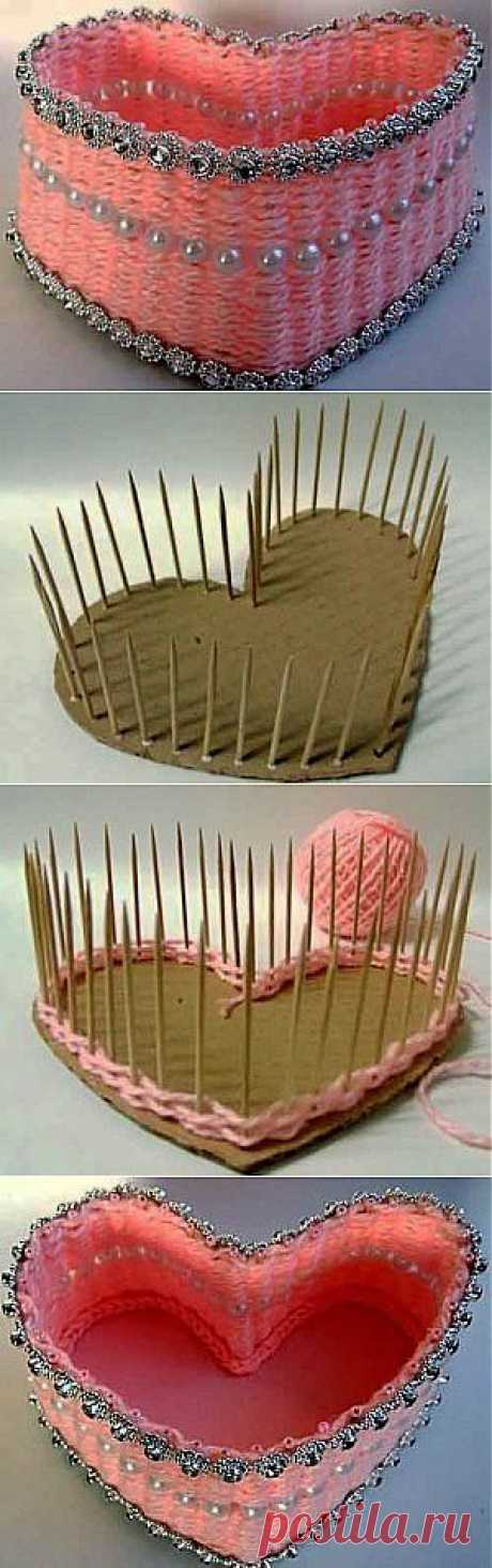 Плетеная шкатулка-валентинка!(Мастер-класс ) | ЖЕНСКИЙ МИР