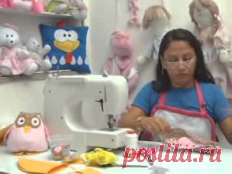 Aprenda a fazer peso de porta em formato de coruja.