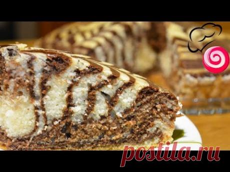 Манник Зебра с заливкой Невероятно сочныйРецепт манника:
* Стакан 250 мл
Молоко (кефир, йогурт, ряженка, кислое молоко, не жирная сметана) – 300 мл
Манная крупа – 1 стакан
Мука – 1 стакан + 2 ст.л.
Какао порошок – 1,5-2 ст.л.
Сахар – 1/2 стакана (или больше, по вкусу)
Ванильный сахар – 1 пакетик (10 г)
Соль – 1/2   ч. л.
Разрыхлитель – 1 пакетик (15-18 гр.)
Растительное масло без запаха – 1/3 стакана
Яйца куриные – 2 шт.

Для заливки пирога:
Молоко – 200 мл.
В молоко можно...