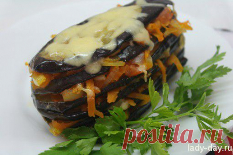 Запеченные баклажаны с сыром и помидорами | Простые рецепты с фото