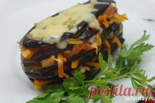 Запеченные баклажаны с сыром и помидорами | Простые рецепты с фото