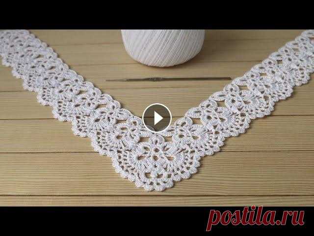 Ажурная КАЙМА для скатерти ВЯЗАНИЕ КРЮЧКОМ мастер-класс Crochet Border for Doily Tablecloth Мой ИНСТАГРАМ: @Уроки ВЯЗАНИЯ Литке Татьяны @Уроки ВЯЗАНИЯ для начинающих ЛЕНТОЧНОЕ КРУЖЕВО МК: Ажурные мотивы для скатерти МК: Скатерть ирландское кр...