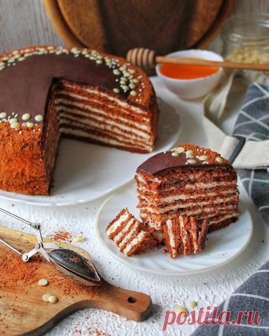 ​Шоколадный медовик