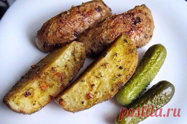 Картофель по-деревенски — Домашняя кулинария