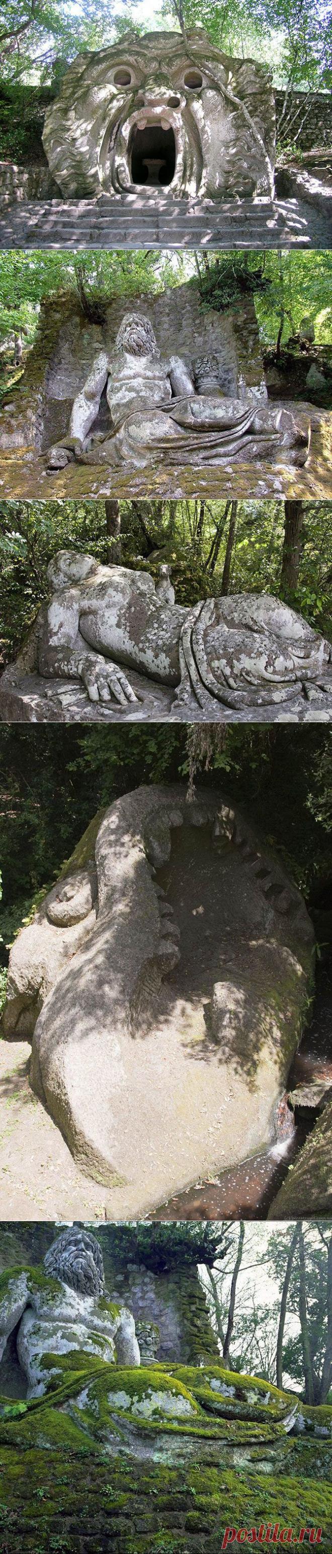 Чудовищный сад в Италии / Туристический спутник