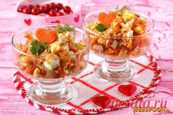 Салат Зимний из варёной моркови лука и орехов с фото | Рецепт салата Зимний из варёной моркови лука и орехов на Webspoon.ru