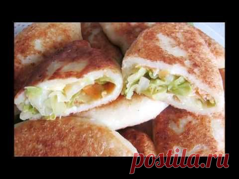Рецепт быстрых жареных пирожков с курицей и сыром / Простые рецепты