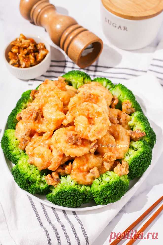 Креветки с медом и грецким орехом | Два клетчатых фартука