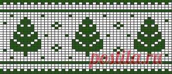 Новогодний декор вязаных изделий. 50 схем красивых жаккардовых узоров и узоров для вышивки | Стильное вязание KNITMILO | Дзен