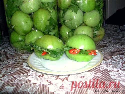 Вкусные рецепты из зеленых помидоров, а вы их уже пробовали?