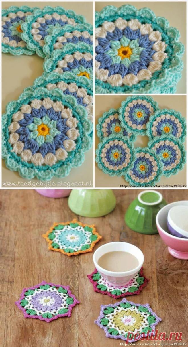 Подставки крючком.
