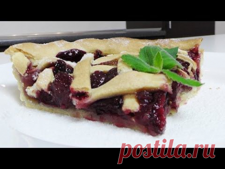 Вишневый пирог видео рецепт - YouTube
