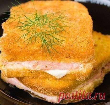 Горячий бутерброд в рубашке | Кулинарные Рецепты