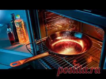 Антипригарное покрытие для чугунной сковороды: для чего это надо и как сделать правильно.